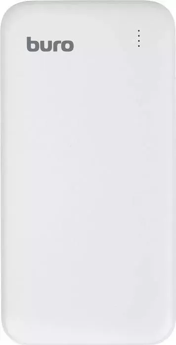 Внешний аккумулятор BURO BP10E 10000mAh 2.1A 2xUSB белый (BP10E10PWH)