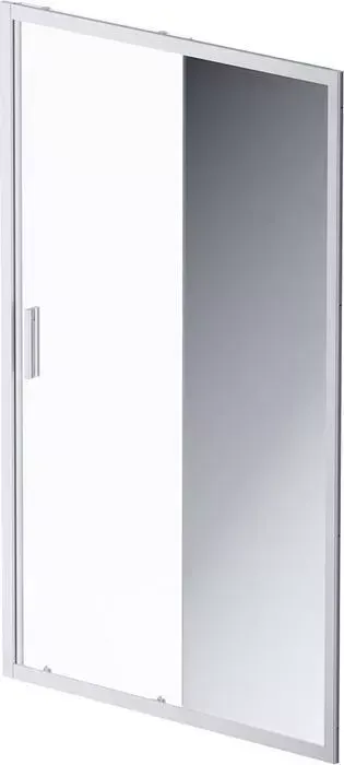 Душевая дверь Am.Pm Gem 120х195 прозрачная/зеркальная, матовый хром (W90G-120-1-195MMir)