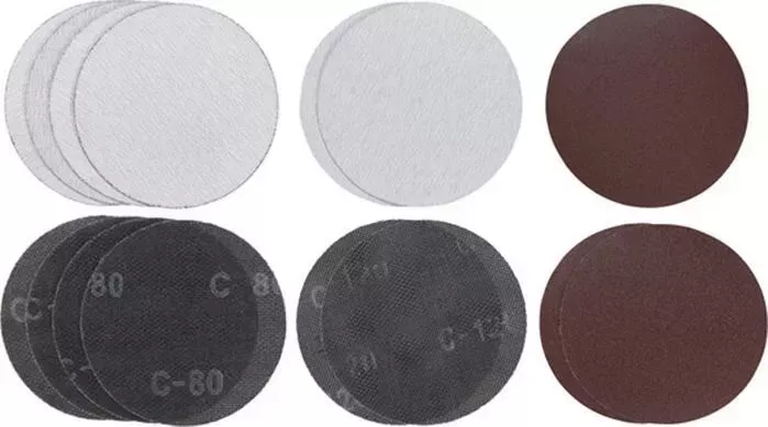 Набор шлифовальных дисков EINHELL KWB 180 мм, 15шт (10xP80, 5xP120)
