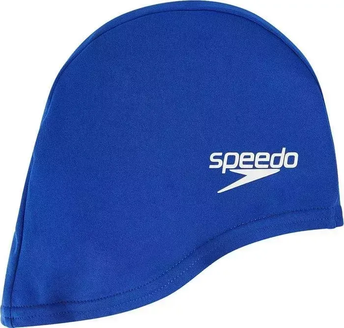 Шапочка для плавания Speedo детская Polyester Cap Jr, арт. 8-710110309, синий, полиэстер