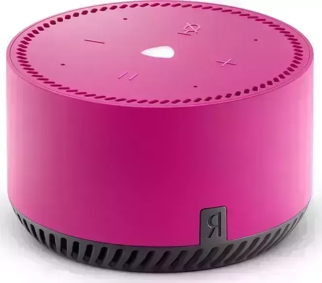 Умная колонка Яндекс Станция Лайт YNDX-00025N (моно, 5Вт, Wi-Fi, Bluetooth) фламинго