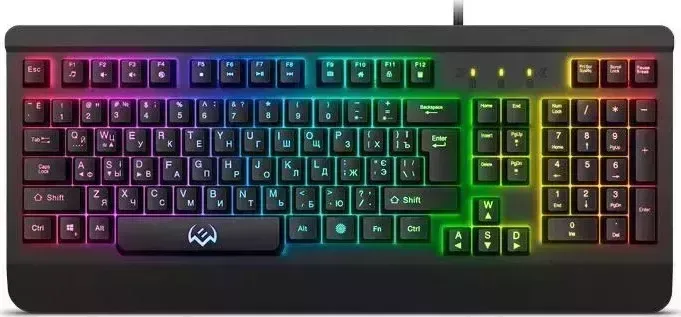 Игровая клавиатура SVEN KB-G9450 (104кл., мет. корпус, 12 Fn функций, подсветка) (SV-019129)