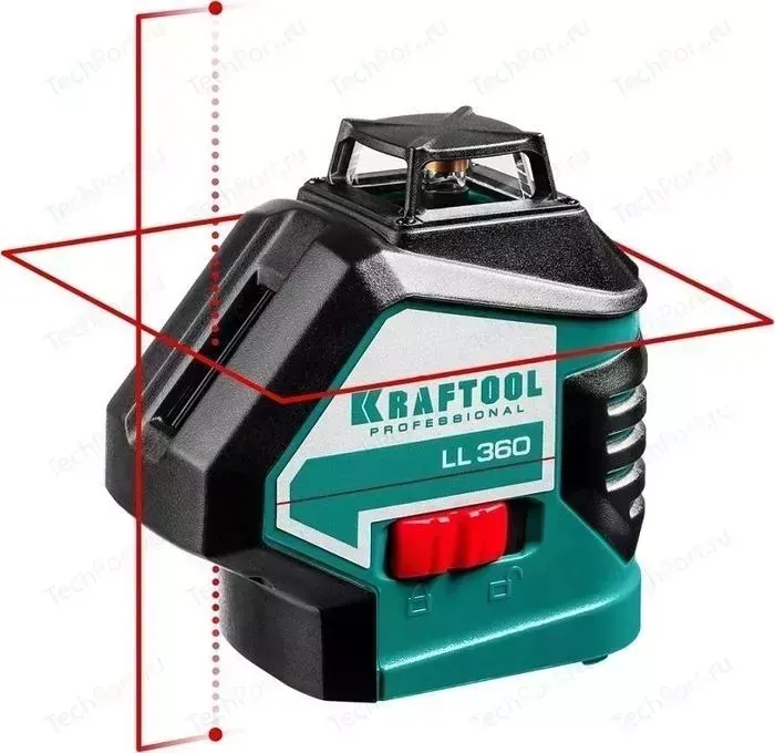 Нивелир лазерный KRAFTOOL LL360-3 20м/70м 0,2 мм /м, штатив (34645-3)