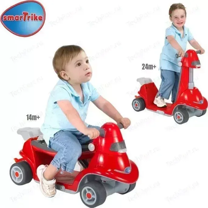 Каталка SMART TRIKE -самокат AIO 5 (красный) 3810506