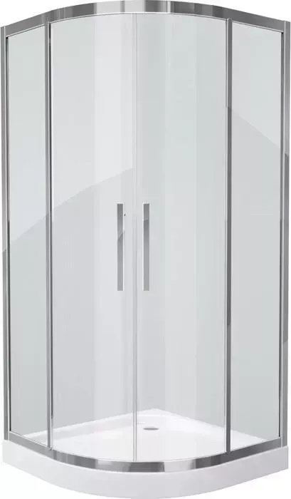 Душевой уголок GROSSMAN Pragma 100x100 с поддоном, прозрачный, серебро (PR-100SQ, PR-ST-100Q)