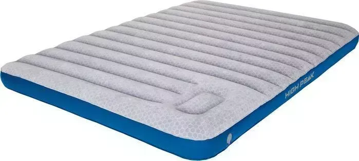 Матрас надувной High Peak рас Air bed Cross Beam Double Extra Long lightgrey/blue, 210x140x20