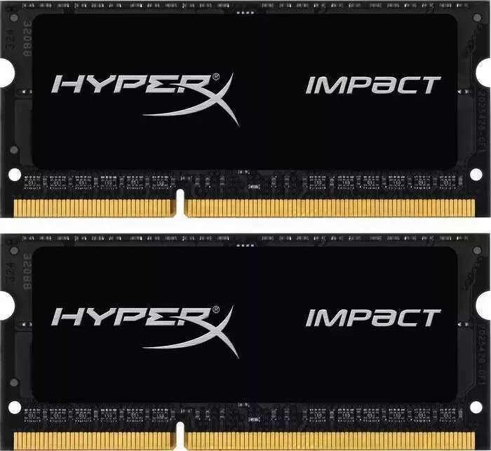 Память оперативная KINGSTON SODIMM 8GB DDR3L HyperX Impact (HX321LS11IB2K2/8)