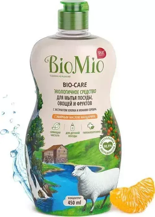 Средство BioMio для мытья посуды Bio-Care Мандарин 450мл