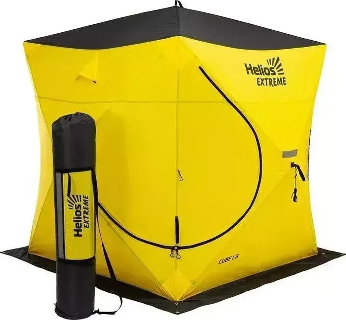 Палатка HELIOS зимняя CUBE EXTREME 1.8 (широкий вход) (HS-IST-CE-1.8-P)