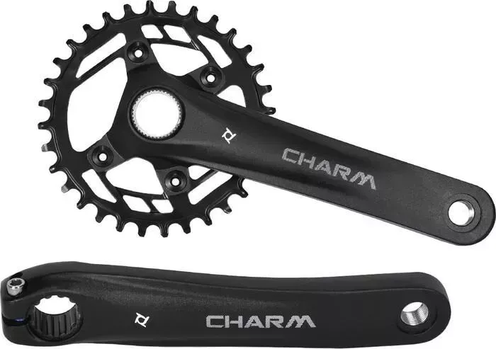 Система шатунов PROWHEEL CHARM-34T-TT-34T 175 мм, черная, алюминий