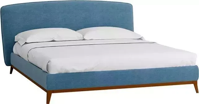 Кровать R-home с ортопедическим основанием и ящиком Сканди лайт 1.4 сапфир