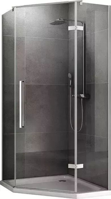 Душевой уголок Abber Ewiges Wasser 100х100 прозрачный, хром (AG05100)
