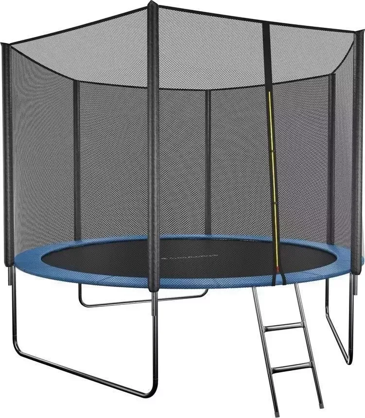 Батут GETACTIVE Jump 8FT с лестницей и внешней сеткой синий (08348S2Y-L)