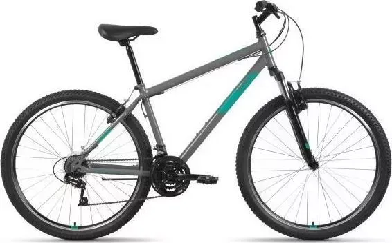 Велосипед Altair MTB HT 27.5 1.0 (2022) 17 темно-серый/мятный