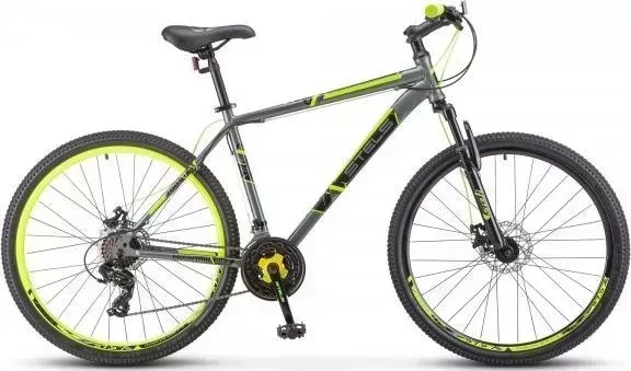 Велосипед STELS Navigator-700 MD 27.5 F020 Серый/жёлтый (LU096006*LU088942*21) взрослый MD