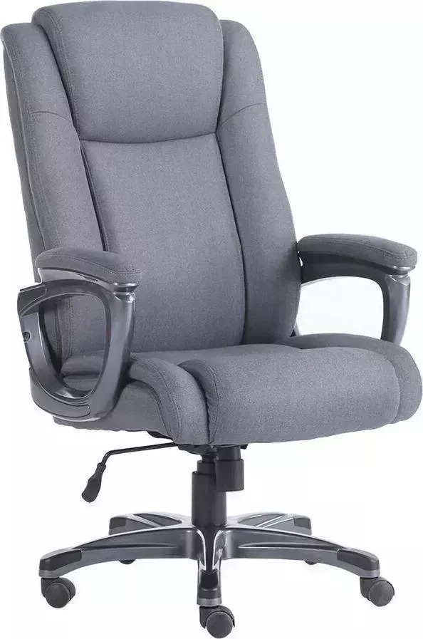 Кресло офисное Brabix Solid HD-005 ткань, серый/серый (531823)