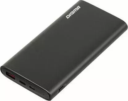 Внешний аккумулятор DIGMA DGPF10F серый (DGPF10F20AGY)