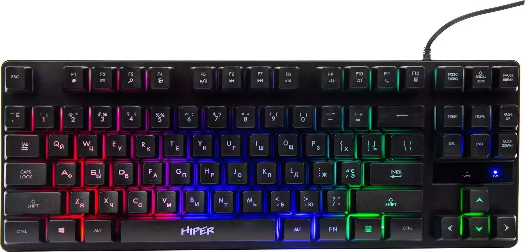 Клавиатура Hiper Demure KG201 черный