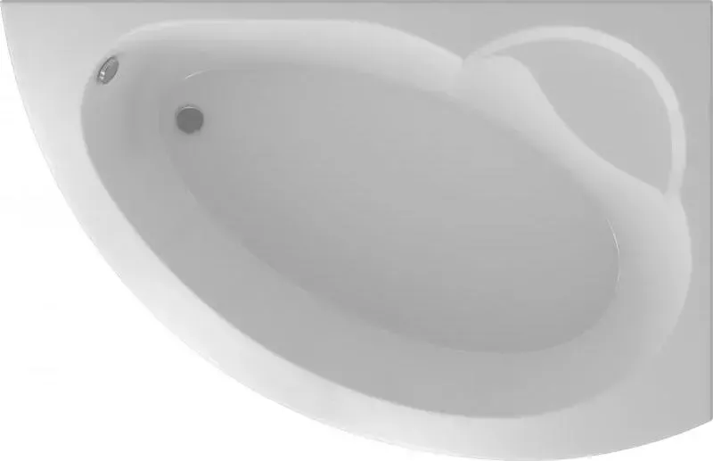 Ванна Aquatek Аякс 2 правая  без гидромассажа с фронтальным экраном (вклеенный каркас)