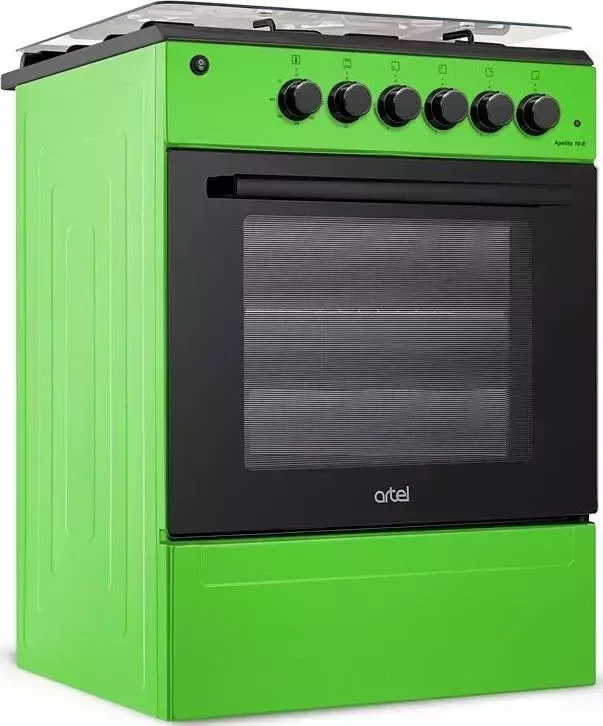 Плита газовая Artel APETITO 50-10 E зеленая