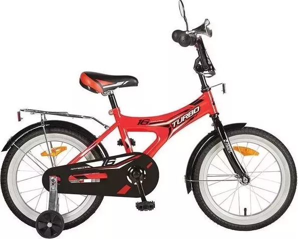 Велосипед NOVATRACK для малышей TURBO 16, красный (167TURBO.RD20) (2020)