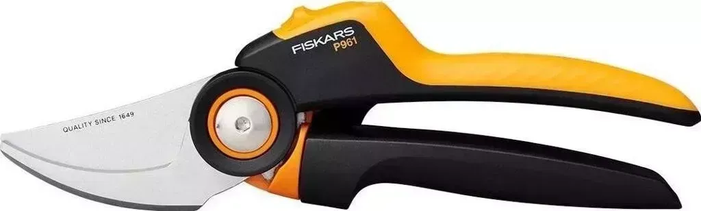 Секатор Fiskars PowerGear P961 черный/оранжевый 1057175