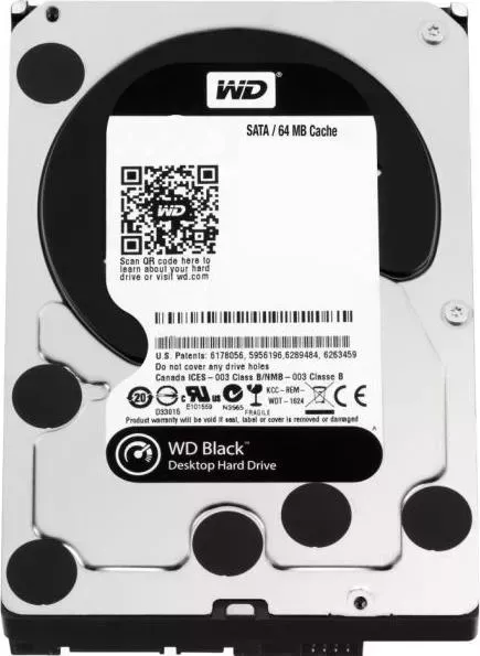 Жесткий диск Western Digital SATA 4TB 7200RPM BLACK (WD4005FZBX)