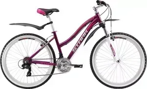 Велосипед STARK Luna 26.2 V фиолетово-розовый 18"