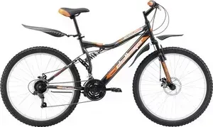 Велосипед CHALLENGER Enduro Lux FS 26 D серо-оранжевый 18"