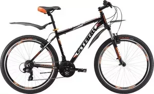 Велосипед STARK Indy 26.2 V черно-оранжевый 18"