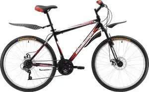 Велосипед CHALLENGER Agent 26 D черно-красный 18"