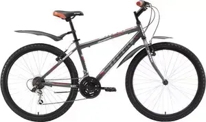 Велосипед STARK Respect 26.1 RV серо-красный 16"