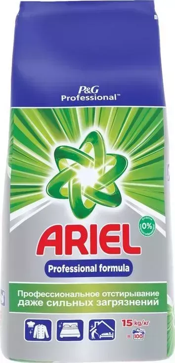 Средство для стирки Ariel Professional автомат Порошок для стирки 15кг (0001001911)