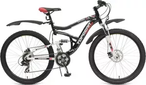 Велосипед TOP GEAR Explorer колёса 26 черный/красный ВН26394