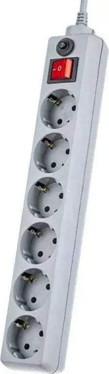 Удлинитель Perfeo PF-A4671 (6 роз, 1,8м) серый