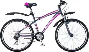 Велосипед TOP GEAR Energy колёса 26 серый/розовый ВН26357