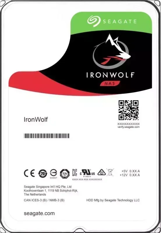 Жесткий диск SEAGATE IronWolf Pro 3.5/12Tb/SATA (ST12000NE0008)