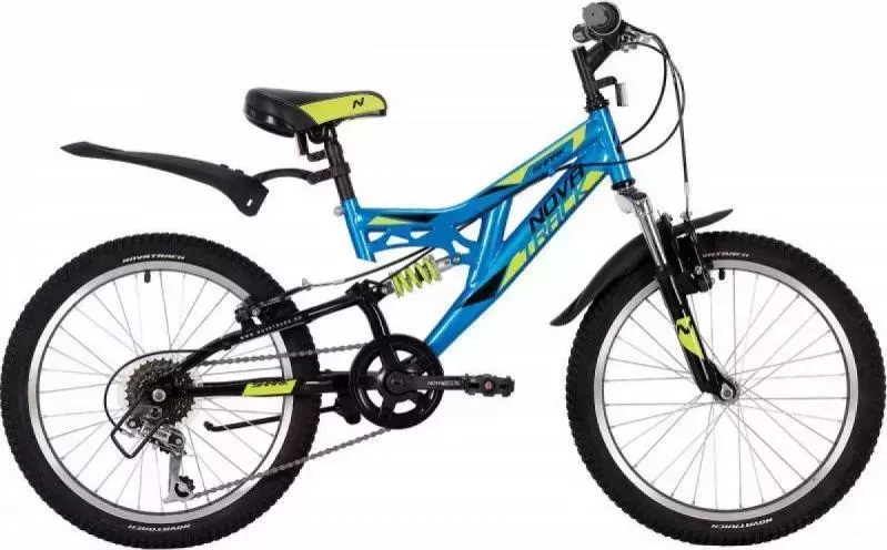 Велосипед NOVATRACK для подростков SHARK 20, синий (20SS6V.SHARK.BL20) (2020)
