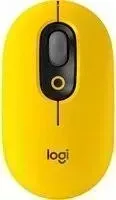 Мышь компьютерная LOGITECH POP Mouse with emoji желтый/черный (910-006546)