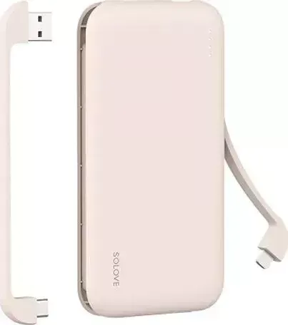 Внешний аккумулятор XIAOMI SOLOVE W7 Beige