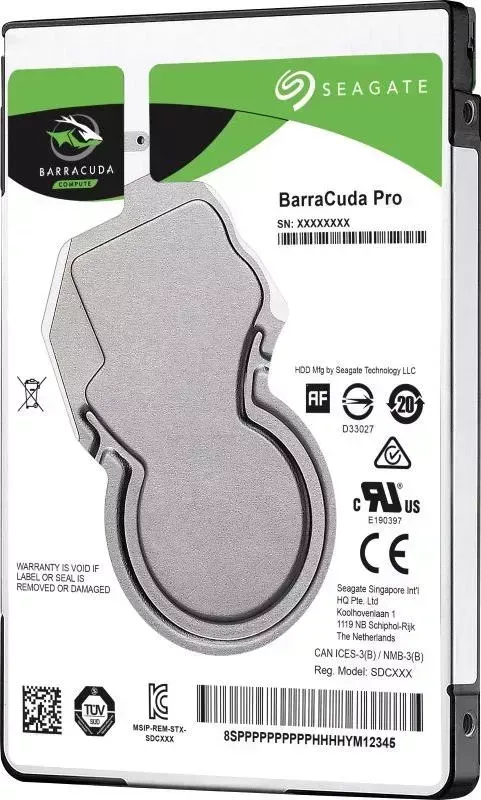 Жесткий диск SEAGATE Barracuda Pro SATA-III/1Tb/7200rpm/128Mb/2.5 (ST1000LM049)