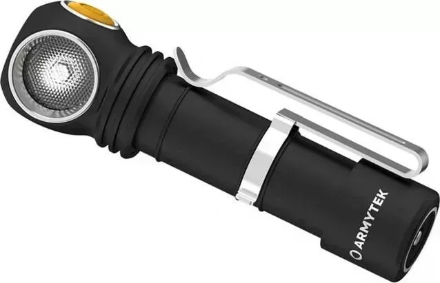 Фонарь ручной Armytek Wizard C2 Pro Magnet USB черный/желтый (F08701C)