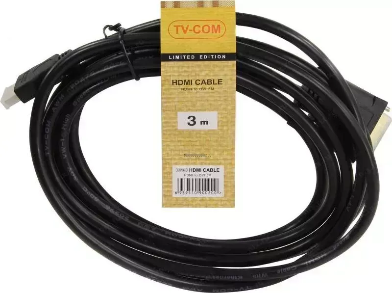 Кабель 3М TV-COM HDMI to DVI-D (19M-25M) (LCG135E-3M)