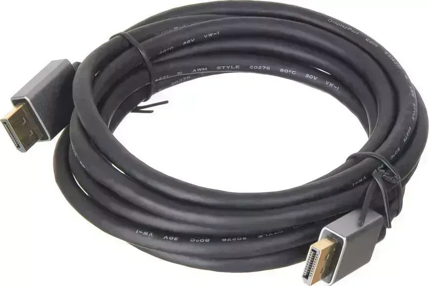 Кабель BURO DisplayPort (m)-DisplayPort (m) 3м Позолоченные контакты черный (BHP-DPP-1.4-3G)