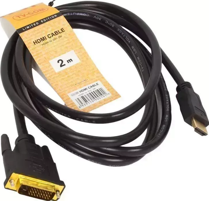 Кабель TV-COM HDMI to DVI-D (19M-25M) 2м (LCG135E-2M)