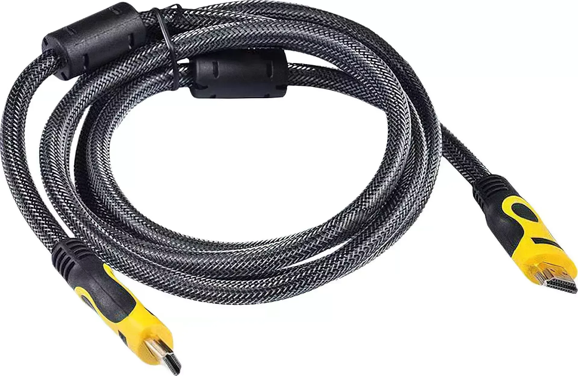 Кабель BURO HDMI 1.4 HDMI (m)-HDMI (m) 1.8м (HDMI 19M-19M BRAID)