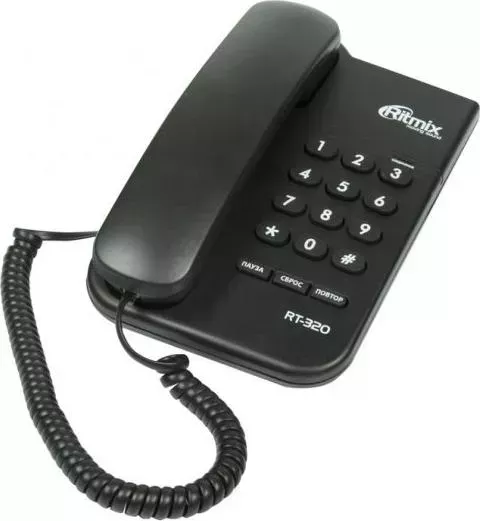Проводной телефон RITMIX RT-320 black