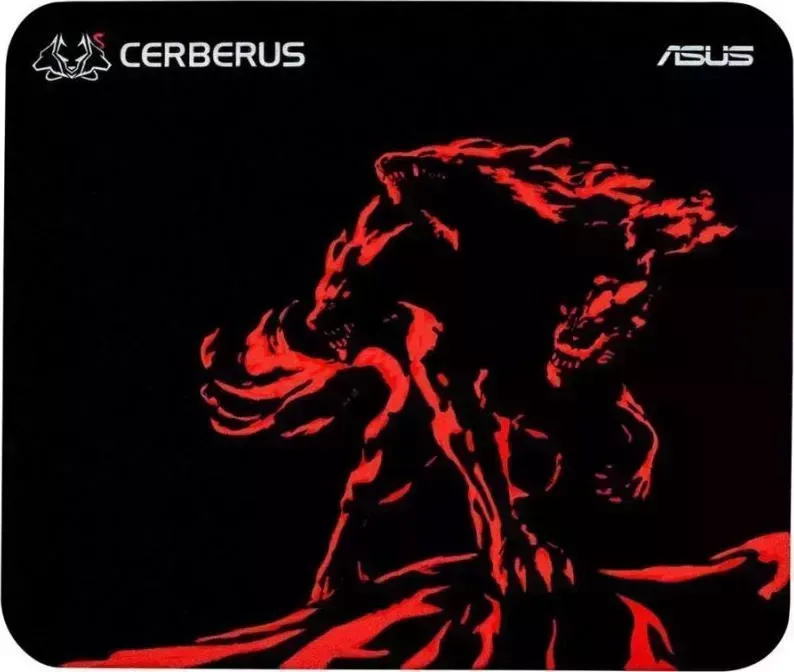 Коврик для мыши ASUS CERBERUS MAT MINI черный/красный (90yh01c3-bdua00)