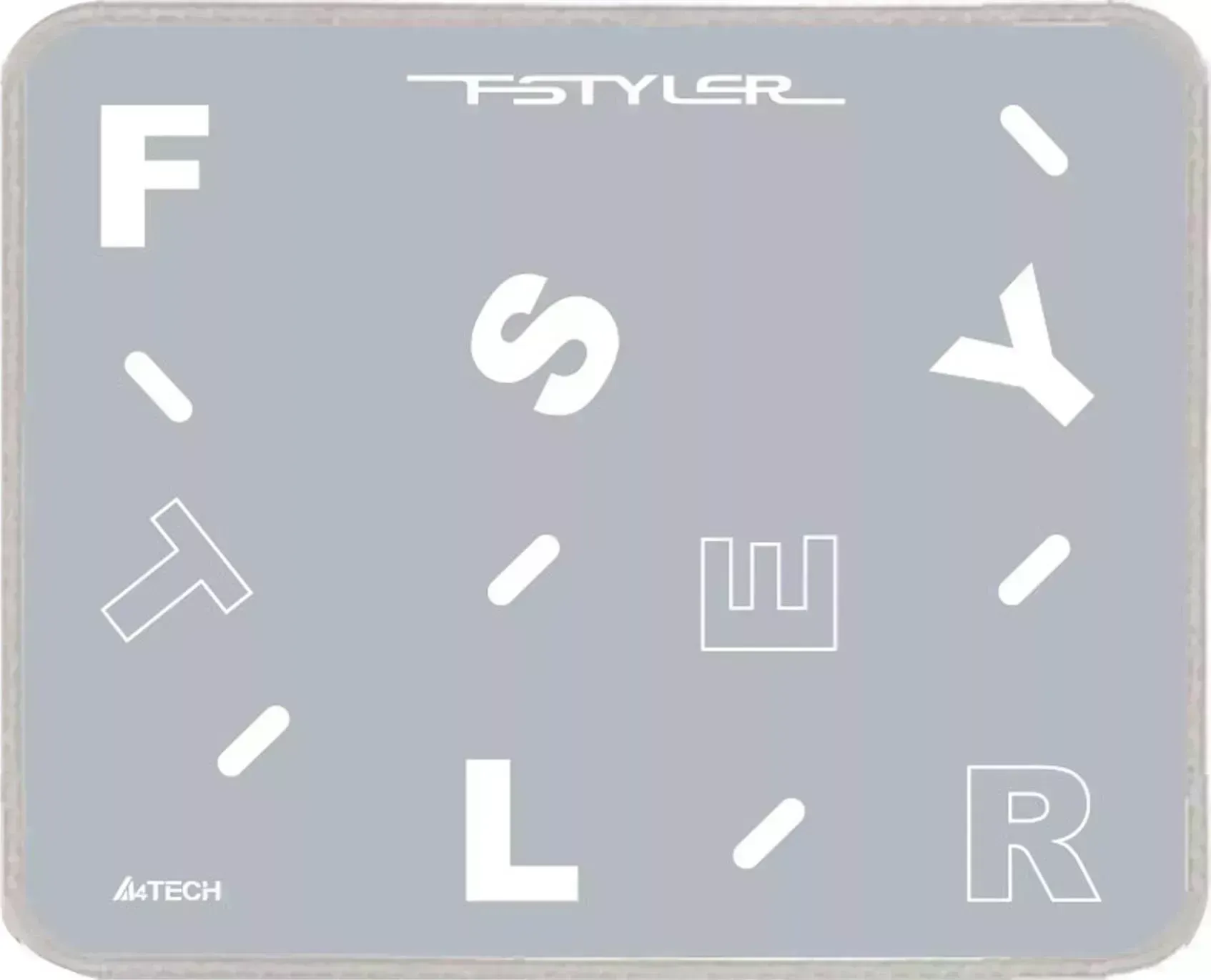 Коврик для мыши A4TECH FStyler FP25 серый/белый (250x200x2мм)