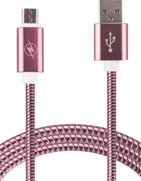 Кабель WIIIX CB520-UMU-10PK розовый 1м (00-00002833)